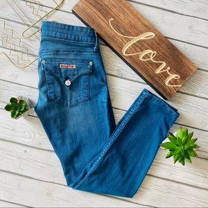Hudson Jeans Collin Flap Cropped Skinny Jeans 25